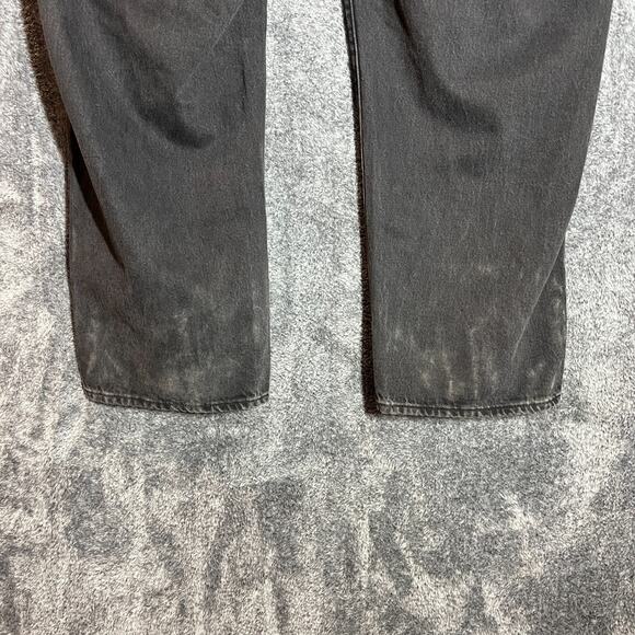 Levis 94 Baggy Jeans Womens 20W Black Mid Rise Loose Straight Leg Baggy Ladies - Picture 8 of 14